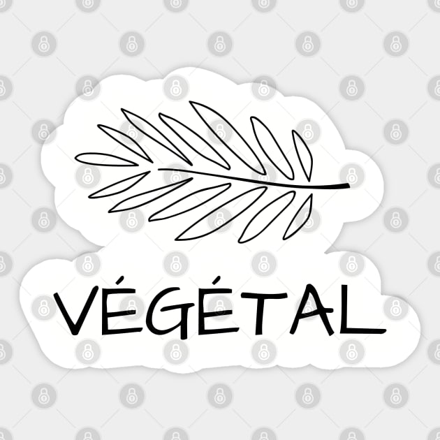 VÉGÉTAL Sticker by vegelife